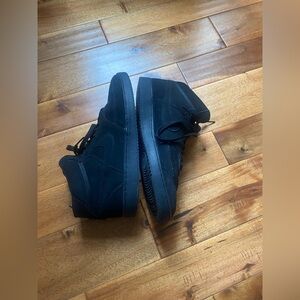 Triple Black Nike Court Vision Sneakers